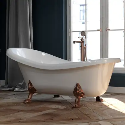 смеситель для ванны отдельностоящий Omnires Armance antique copper (AM5233ORB) смеситель для ванны отдельностоящий Omnires Armance antique copper (AM5233ORB)