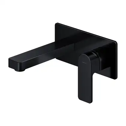 змішувач для умивальника Omnires Baretti прихованого монтажу, black mat (BA7815BL) (BA7812BL)