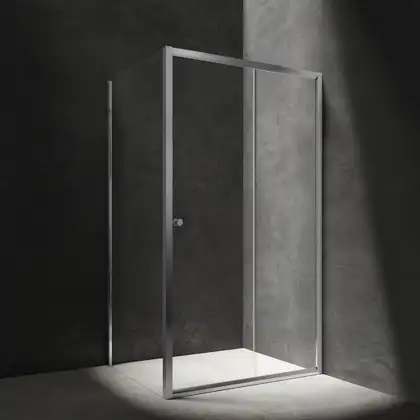 душова кабіна Omnires Bronx 130x80см безпечне скло, хром (BR1380CRTR) душова кабіна Omnires Bronx 130x80см безпечне скло, хром (BR1380CRTR)