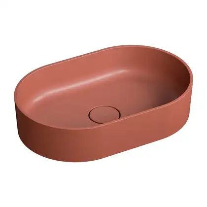умивальник Omnires Ovo 55x36 terracotta (OVOUNTE) умивальник Omnires Ovo 55x36 terracotta (OVOUNTE)