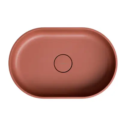 умивальник Omnires Ovo 55x36 terracotta (OVOUNTE) умивальник Omnires Ovo 55x36 terracotta (OVOUNTE)