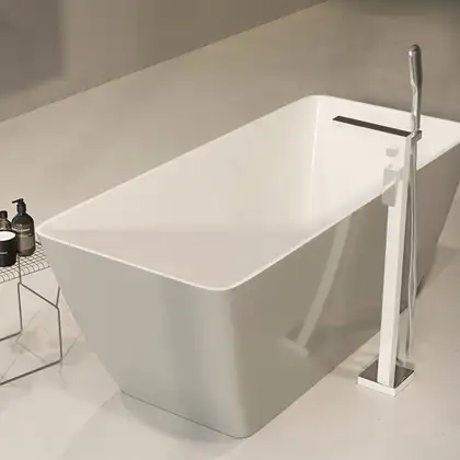 ванна зі штучного каменю Omnires Parma 159x70 прямокутна grey (PARMAWWBSP) ванна зі штучного каменю Omnires Parma 159x70 прямокутна grey (PARMAWWBSP)