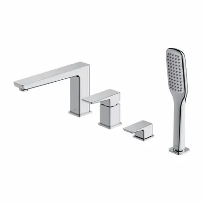 змішувач для ванни Omnires Parma chrome (PM7432CR) змішувач для ванни Omnires Parma chrome (PM7432CR)