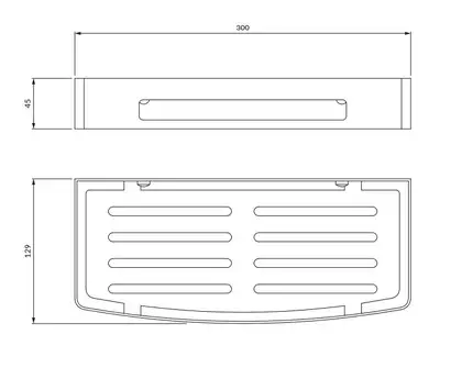 полочка Omnires Uni anthracite (UN10331AT)