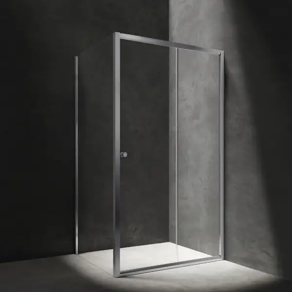 душова кабіна Omnires Bronx 130x90см безпечне скло, хром (BR1390CRTR) душова кабіна Omnires Bronx 130x90см безпечне скло, хром (BR1390CRTR)