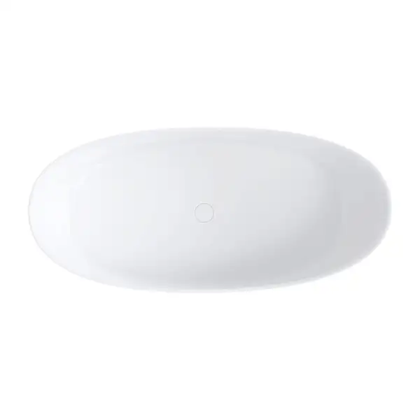 ванна кам'яна Omnires Neo 158x72 овальна white (NEO158SWWBP)