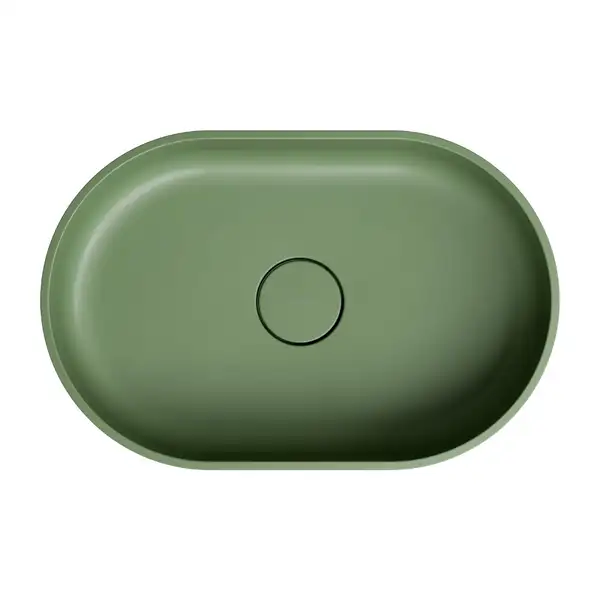 умивальник Omnires Ovo 55x36 olive (OVOUNOL)