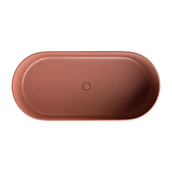 ванна кам'яна Omnires Ovo 160x75 овальна terracotta (OVOWWTE)
