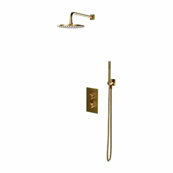душова система прихованого монтажу з термостатом Omnires Contour gold (SYSCT11GLB) душова система прихованого монтажу з термостатом Omnires Contour gold (SYSCT11GLB)