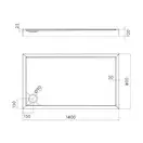 піддон Omnires Camden 80x140 (CAMDEN80/140/PBP)
