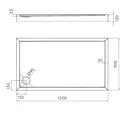 піддон Omnires Camden 90x120 (CAMDEN90/120/PBP)