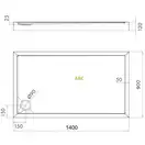 піддон Omnires Camden 90x140 (CAMDEN90/140/PBP)