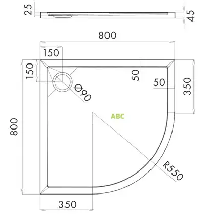 піддон Omnires Merton 90x90 (MERTON90/OBP) піддон Omnires Merton 90x90 (MERTON90/OBP)
