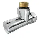 Кран кутовий Laris 1/2" - 3/4" Звичайний + ексцентрики 2шт. (LX-8202) (71401041)
