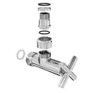 Кран кутовий Laris 1/2" - 3/4" Еліт 2шт. (ZZ-4704) (71401042)