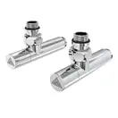 Кран кутовий Laris 1/2" - 1/2" Подовжений 2шт. (ZZ-5101) (71401048)