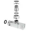 Кран кутовий Laris 1/2" - 3/4" Кватро Класік 2шт. (LX-851) (71401060)