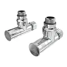 Кран кутовий Laris 1/2" - 1/2" Звичайний 2шт. (LX-4702) (71401062)