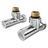 Кран кутовий Laris 1/2" - 3/4" Звичайний + ексцентрики 2шт. (LX-8202) (71401041)