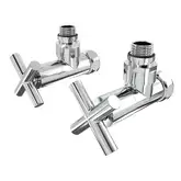 Кран кутовий Laris 1/2" - 3/4" Еліт 2шт. (ZZ-4704) (71401042)