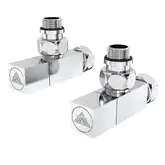 Кран кутовий Laris 1/2" - 3/4" Кватро Класік 2шт. (LX-851) (71401060)