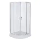 Душова кабіна Volle Fiesta 90 х 90 х h185 см (профіль - хром, скло - прозоре) 10-22-157glass
