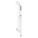 Hansgrohe Pulsify S 100 Душевой гарнитур, белый матовый (24372700)