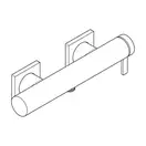 Hansgrohe Tecturis E Смеситель для душа, черный матовый (73620670)