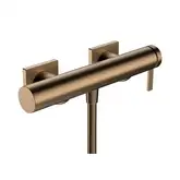 Hansgrohe Tecturis E Смеситель для душа, шлифованная бронза (73620140)