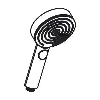 Лійка для душу Hansgrohe Pulsify Select (колір - шліфована бронза), 3 види струменя Relaxation 24110140