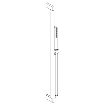 Душовий гарнітур Hansgrohe Pulsify S 100 1jet EcoSmart+ зі штангою 90 см (колір - хром) 24383000 Душовий гарнітур Hansgrohe Pulsify S 100 1jet EcoSmart+ зі штангою 90 см (колір - хром) 24383000