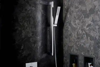 Штанга для душу 65 см Hansgrohe Pulsify E БЕЗ ЛІЙКИ (колір - хром) 24404000 Штанга для душу 65 см Hansgrohe Pulsify E БЕЗ ЛІЙКИ (колір - хром) 24404000