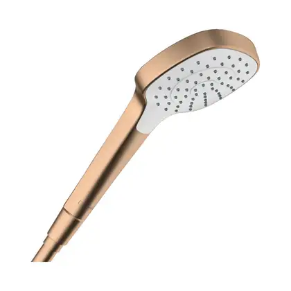 Лійка для душу Hansgrohe Croma E 1jet EcoSmart 9 л/хв (колір - шліфована бронза/білий) 26815140 Лійка для душу Hansgrohe Croma E 1jet EcoSmart 9 л/хв (колір - шліфована бронза/білий) 26815140
