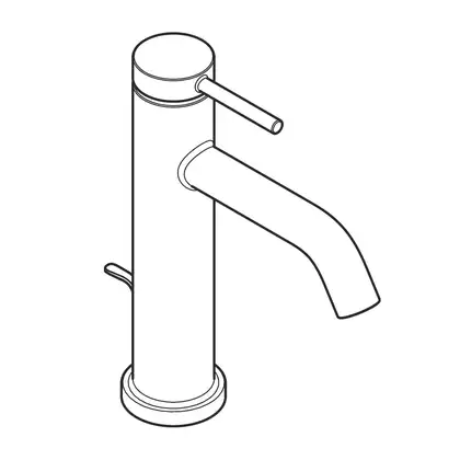 Hansgrohe Tecturis S Смеситель для раковины, черный матовый (73310670) Hansgrohe Tecturis S Смеситель для раковины, черный матовый (73310670)