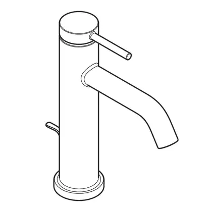 Hansgrohe Tecturis S Смеситель для раковины, хром (73314000) Hansgrohe Tecturis S Смеситель для раковины, хром (73314000)