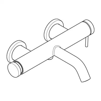 HANSGROHE Tecturis S Змішувач для ванни, хром (73422000) HANSGROHE Tecturis S Змішувач для ванни, хром (73422000)