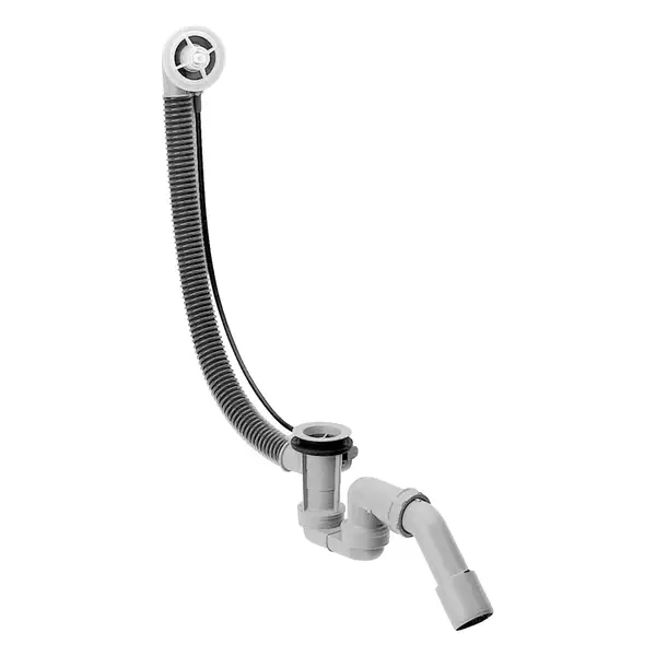 Злив-перелив Hansgrohe Flexaplus для ванни в комплекті із зовнішньою частиною (колір - білий матовий) 58185700+58140180 Злив-перелив Hansgrohe Flexaplus для ванни в комплекті із зовнішньою частиною (колір - білий матовий) 58185700+58140180