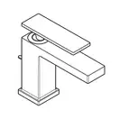 Hansgrohe Tecturis E 80 CoolStart Змішувач для раковини, чорний матовий (73002670)