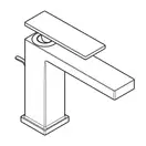 Змішувач для раковини 110 EcoSmart+ Hansgrohe Tecturis E (колір - білий матовий), з донним клапаном 73010700