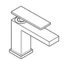 Кран для раковини тільки для холодної води 80 EcoSmart+ Hansgrohe Tecturis E (колір - хром) 73013000