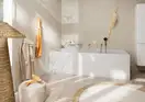 Вилив для ванни 198 мм Hansgrohe Tecturis S (колір - шліфована бронза) 73411140
