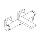 Hansgrohe Tecturis E Смеситель для ванны, черный матовый (73420670)