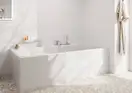 Змішувач на борт ванни Hansgrohe Tecturis E (колір - хром), з душовим гарнітуром 73443000