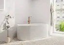 Змішувач для ванни для підлоги Hansgrohe Tecturis E (колір - шліфована бронза), з душовим гарнітуром 73445140