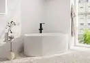 Змішувач для ванни для підлоги Hansgrohe Tecturis E (колір - чорний матовий), з душовим гарнітуром 73445670