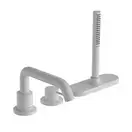 Hansgrohe Tecturis S Смеситель на борт ванны, белый матовый (73447700)