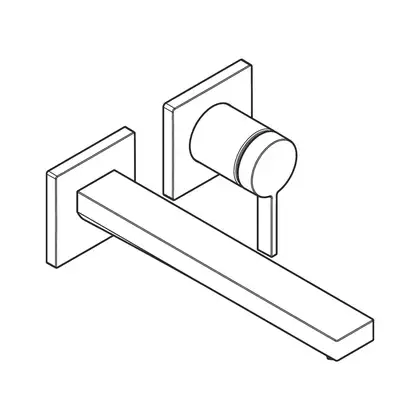 Hansgrohe Tecturis E Змішувач для раковини, шліфована бронза (73051140)