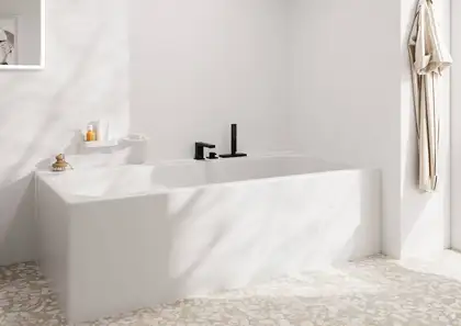 Змішувач на борт ванни Hansgrohe Tecturis E (колір - чорний матовий), з душовим гарнітуром 73443670