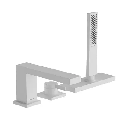 Hansgrohe Tecturis E Змішувач на борт ванни, білий матовий (73443700) Hansgrohe Tecturis E Змішувач на борт ванни, білий матовий (73443700)