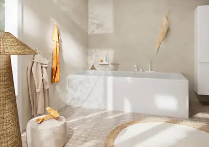Hansgrohe Tecturis S Смеситель на борт ванны, белый матовый (73447700)